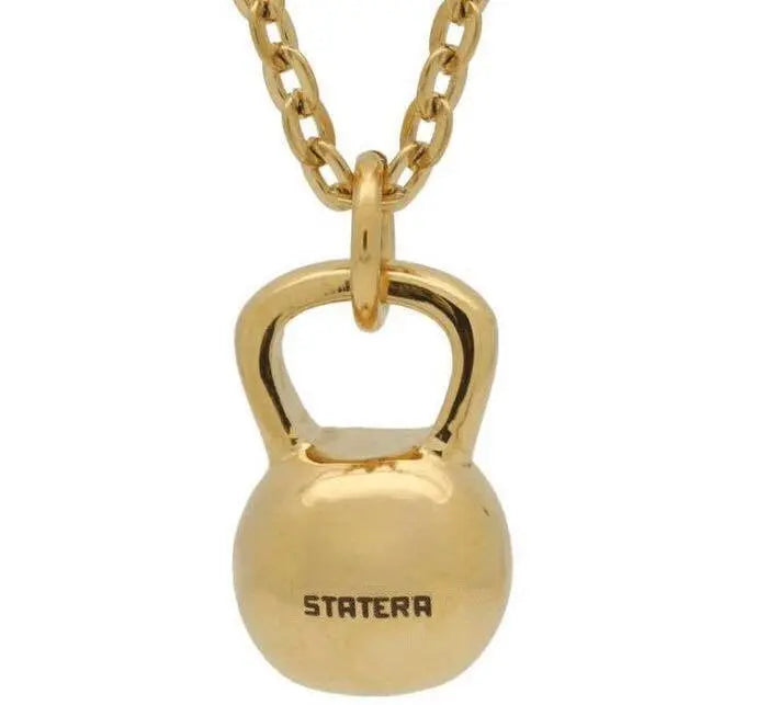 COLGANTE KETTLEBELL - ORO - Statera Apparel