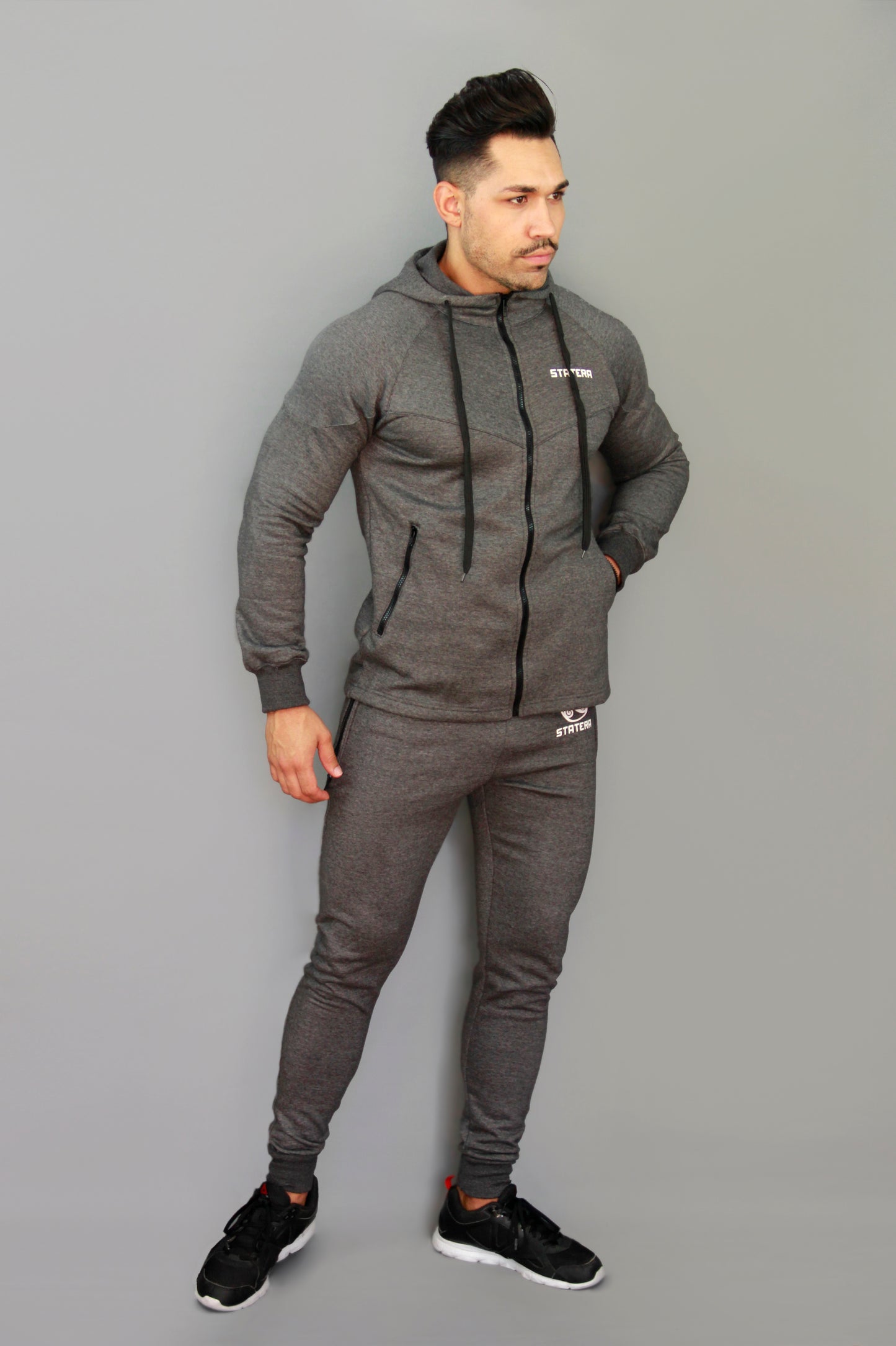 CHAQUETA THERMATEK - GRIS OSCURO - Statera Apparel