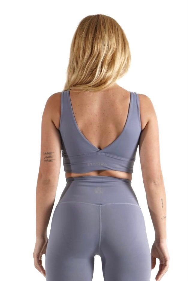 Elevate Gris - SPORT BRA Statera Apparel