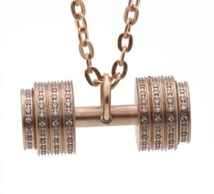COLGANTE MANCUERNA XL LUXURY - BRONCE - Statera Apparel
