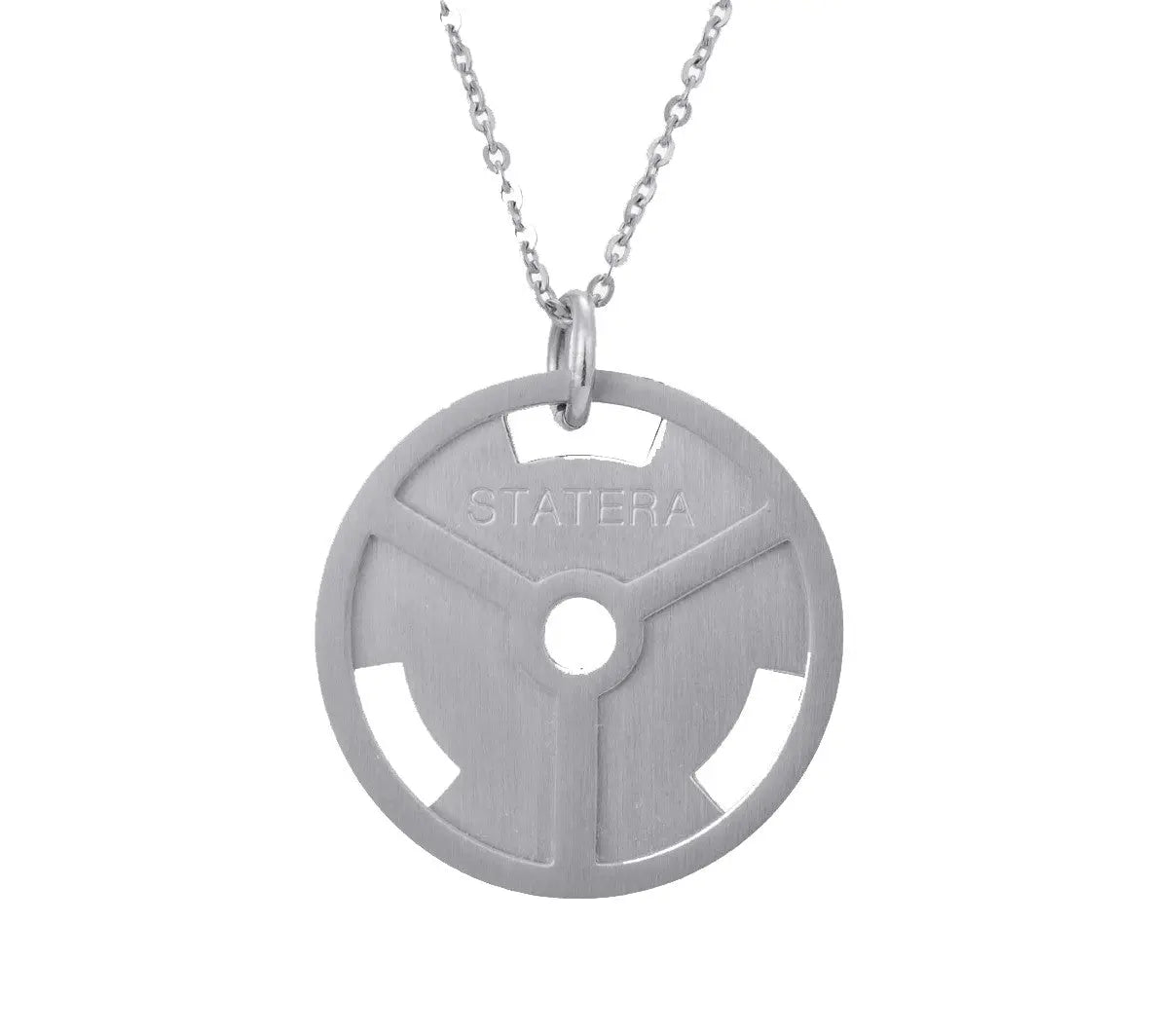 COLGANTE DISCO - PLATA - Statera Apparel