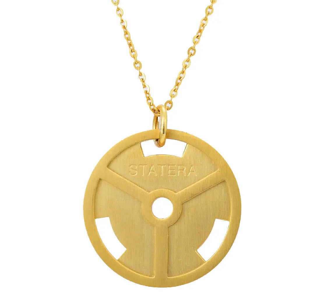 COLGANTE DISCO - ORO - Statera Apparel