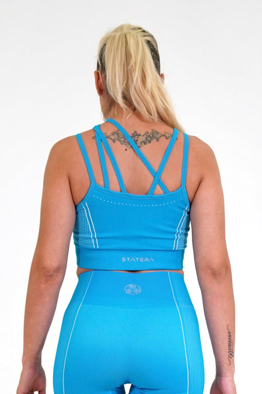 AirLift Blue - SPORT BRA Statera Apparel