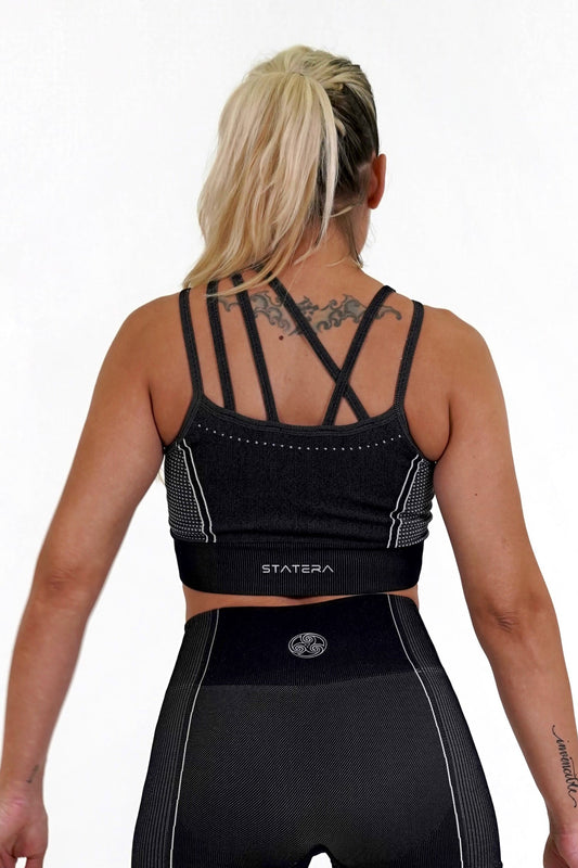 AirLift Black- SPORT BRA Statera Apparel