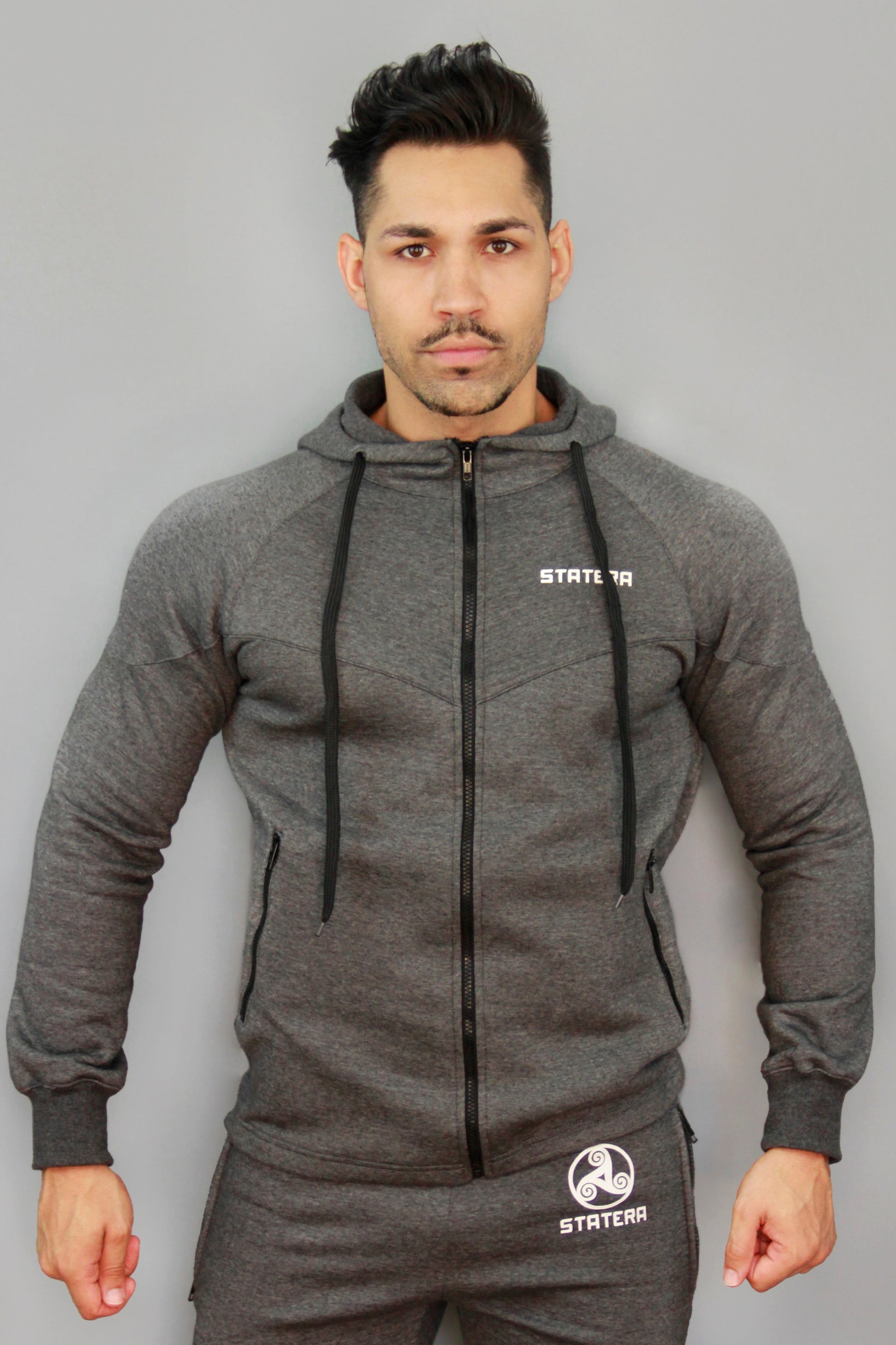 CHAQUETA THERMATEK - GRIS OSCURO - Statera Apparel