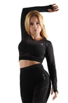 Sculpt Black - CROP TOP