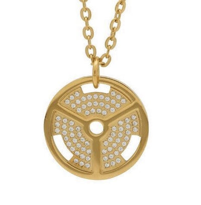 COLGANTE DISCO LUXURY - ORO - Statera Apparel