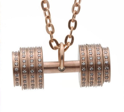 COLGANTE MANCUERNA XL LUXURY - BRONCE - Statera Apparel