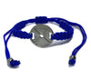 PULSERA DISCO CUERDA AZUL - Statera Apparel