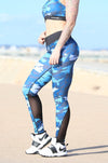 Warrior Blue- LEGGINGS