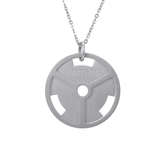 COLGANTE DISCO - PLATA - Statera Apparel