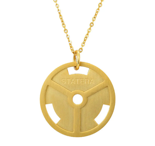 COLGANTE DISCO - ORO - Statera Apparel