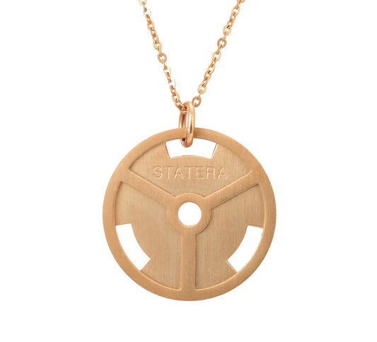 COLGANTE DISCO - BRONCE - Statera Apparel