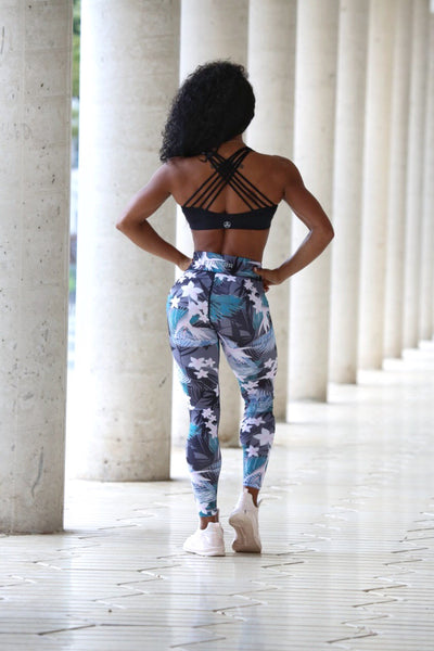 FLORAL STRENGTH - Leggings - Statera Apparel