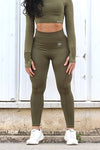 Elite Green Seamless - LEGGINGS