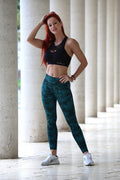 GREEN GALAXY - Leggings - Statera Apparel