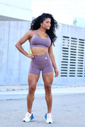 Shorts Purple Sense - LEGGINGS - Statera Apparel