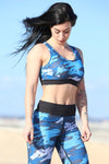 BLUE WARRIOR - Sport Bra - Statera Apparel