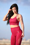 Red Seamless - SPORT BRA - Statera Apparel